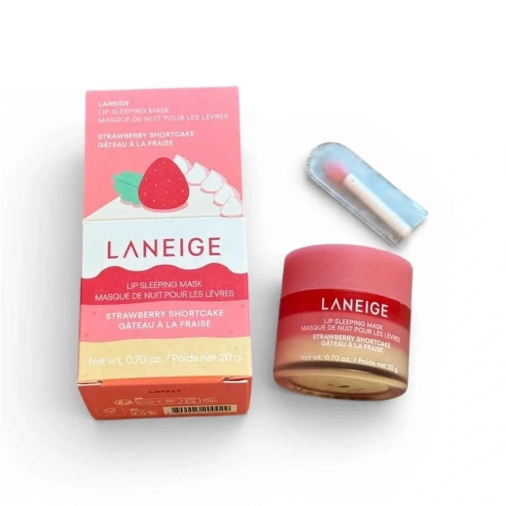 LANEIGE Strawberry Shortcake Lip Sleeping Mask 0.7oz Limited Edition NEW in Box
